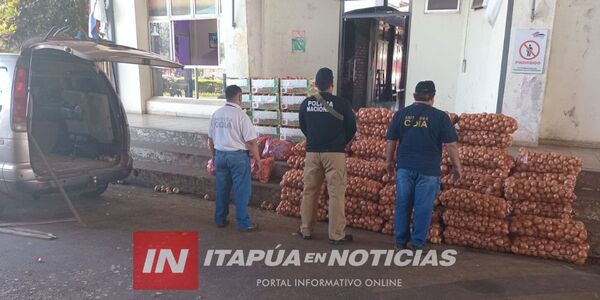 INCAUTARON PRODUCTOS QUE SERÍAN DE CONTRABANDO EN TRINIDAD - Itapúa Noticias