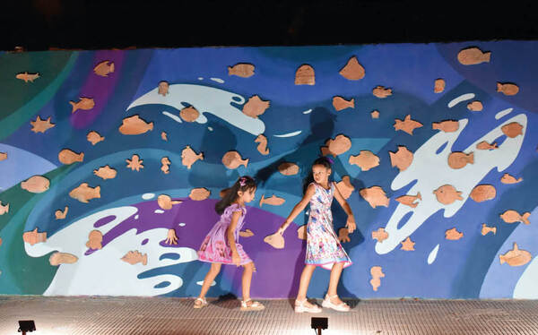 Mural hecho totalmente por niños en Pilar | 1000 Noticias