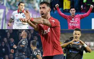 Vídeos: El uno por uno de los goles paraguayos en el exterior - Fútbol Internacional - ABC Color
