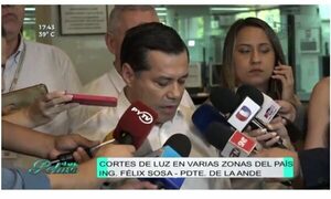 Ande afirma que ya se restableció el 90% del servicio en todo país