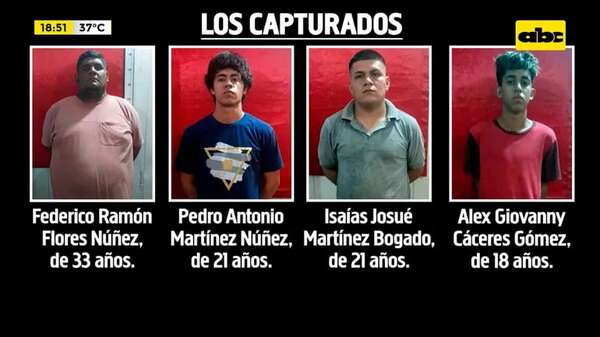 Video: Lomiteros fueron detenidos por presuntamente matar a golpes a un supuesto delincuente - Crimen y castigo - ABC Color