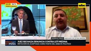 Video: juez rechazó denuncia de Yamy Nal contra Letizia Medina - Mesa de Periodistas - ABC Color
