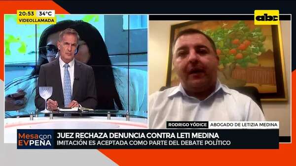 Video: juez rechazó denuncia de Yamy Nal contra Letizia Medina - Mesa de Periodistas - ABC Color