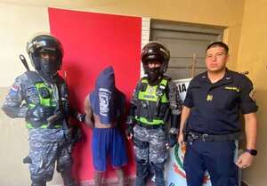 Aprehenden a un hombre por violar su arresto domiciliario y ser presunto autor de varios delitos - Policiales - ABC Color
