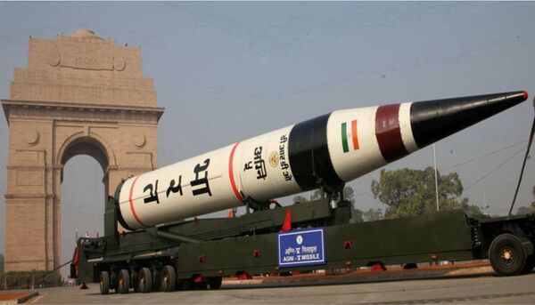 India probó un misil nuclear de largo alcance