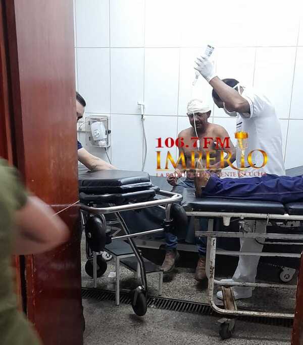 Gomero quedó herido tras explosión de rueda de un camión - Radio Imperio 106.7 FM