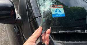 Diario HOY | Transformador explotó y un trozo dañó el parabrisas de un auto en marcha
