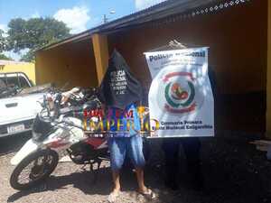 Cae joven buscado por robo agravado y por circular con una motocicleta indocumentada - Radio Imperio 106.7 FM
