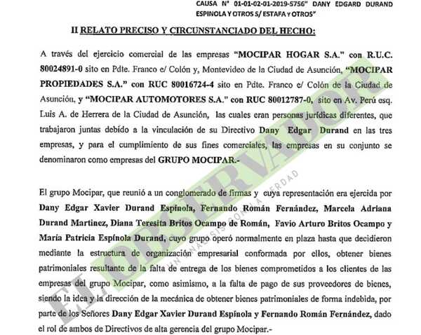La “ficción” creada por Mocipar hizo que clientes pagaran cuotas por más de una década, sin beneficios