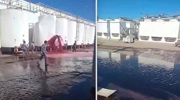 [VIDEO] No es el apocalipsis, pero, para algunos, fue “el fin del mundo”: se formó un “río de sangre de Cristo”