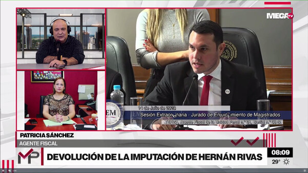 Fiscal discrepa con resolución que devuelve imputación del senador Hernán Rivas - Megacadena - Diario Digital