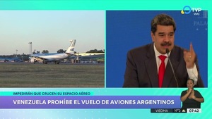 Maduro prohíbe que aviones de Aerolíneas Argentinas sobrevuelen Venezuela | 1000 Noticias