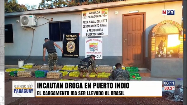 Interceptan lancha con más de media tonelada de marihuana en Alto Paraná - Noticias Paraguay