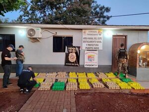 Incautan embarcación con más de 500 kilos de marihuana a orillas del Lago Itaipu