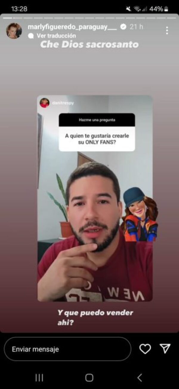 La respuesta de Marly ante la propuesta de sumarse a "Only Fans" - Teleshow