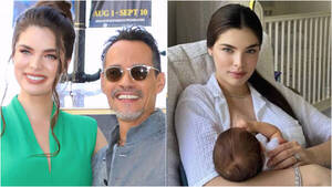 ¡Una belleza! Nadia Ferreira y Marc Anthony presentan por primera vez la cara de su bebé