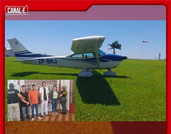 DETIENEN A CUATRO PERSONAS POR INTENTAR ROBAR UNA AVIONETA