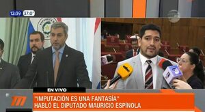 Imputación contra Mario Abdo "es una fantasía'', según diputado Espinola | Telefuturo
