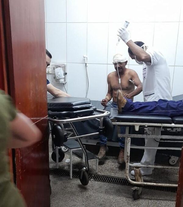 PJC: Gomero quedó herido tras explosión de rueda de un camión