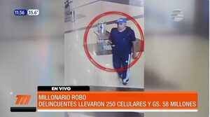 Millonario robo en un local ubicado en San Lorenzo | Telefuturo