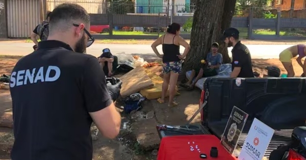  Senad captura a presunta microtraficante y desmantela punto de consumo de drogas en Ciudad del Este
