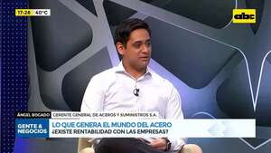 Lo que genera el mundo del acero: ¿Existe rentabilidad con las empresas? - Gente & Negocios - ABC Color