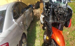 Violento choque deja dos lesionados en Hernandarias