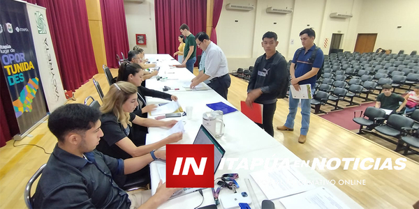 SE RECIBEN DOCUMENTACIONES PARA RENOVACIÓN DE BECAS EBY - GOBERNACIÓN - Itapúa Noticias