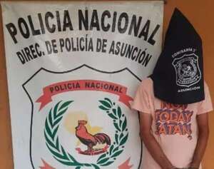 Policía aprehendió a un hombre por robo agravado en el centro de Asunción - Policiales - ABC Color