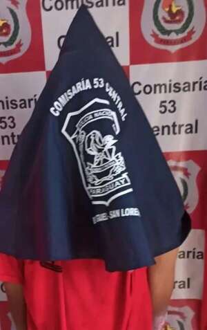 Quiso hurtar faroles de hierro y fue aprehendido - Policiales - ABC Color