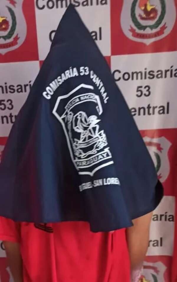Quiso hurtar faroles de hierro y fue aprehendido - Policiales - ABC Color