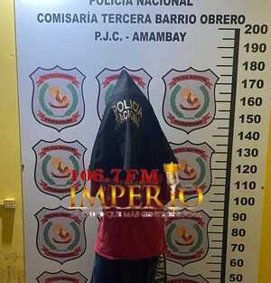Hurtó objetos de su sobrino y fue detenido - Radio Imperio 106.7 FM
