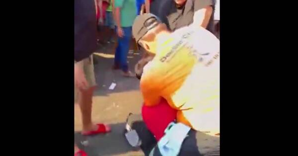 [VIDEO] Mercado 4: lo acusan de robar un celu y comerciantes lo molieron a golpes
