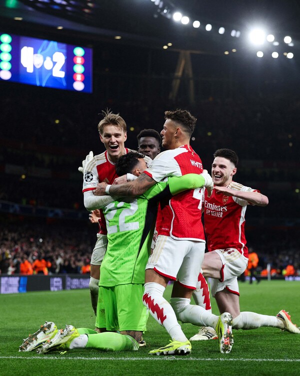 Tras catorce años, Arsenal está entre los ocho mejores de la UEFA Champions League | 1000 Noticias