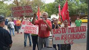 IPS: protestan contra corte de servicio de farmacia externa - Nacionales - ABC Color