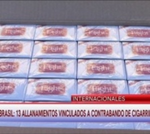 Policía brasileña incauta cigarrillos de contrabando tras allanamiento - Paraguay.com