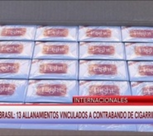 Policía brasileña incauta cigarrillos de contrabando tras allanamiento - Paraguay.com