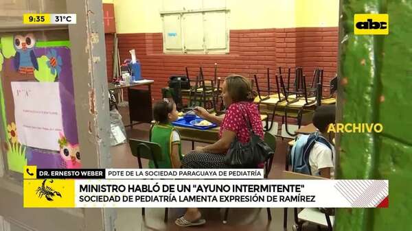 Lo que dice la Sociedad de Pediatría acerca de suprimir el desayuno escolar - ABC Noticias - ABC Color
