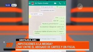 Chats filtrados del abogado de Cartes y el fiscal Aldo Cantero | Telefuturo