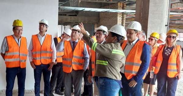 La Nación / Verifican obras de la futura sede del juzgado de Primera Instancia de Capiatá