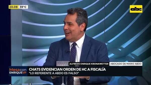 Vendetta de Cartes: esto dicen los abogados de Mario Abdo sobre la imputación - Mesa de Periodistas - ABC Color