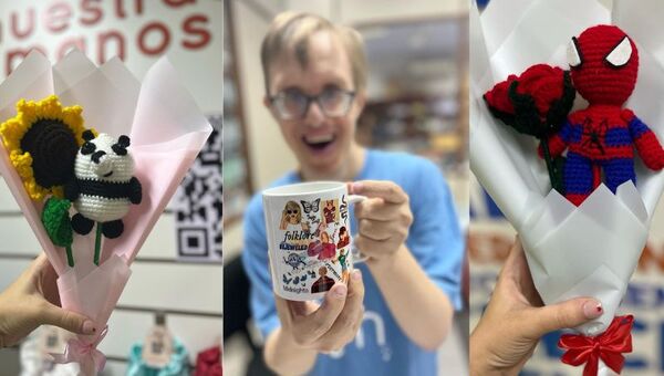 Regalos con inclusión: Nuestras Manos trabaja con más de 20 emprendedores con discapacidad