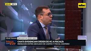 Video: abogados de Mario Abdo sobre los chats filtrados donde evidencian órdenes de Cartes a la Fiscalía  - Mesa de Periodistas - ABC Color