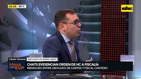 Video: abogados de Mario Abdo sobre los chats filtrados donde evidencian órdenes de Cartes a la Fiscalía - Mesa de Periodistas - ABC Color