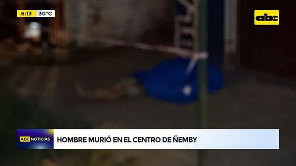 Video: Hombre murió en el centro de Ñemby - ABC Noticias - ABC Color