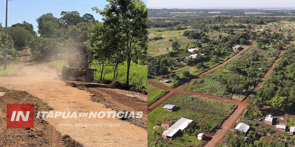 MUNICIPALIDAD DE CAMBYRETÁ SIGUE AVANZANDO CON OBRAS VIALES - Itapúa Noticias