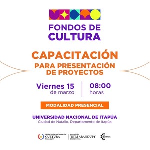 Realizarán capacitaciones para elaboración de proyectos para acceder a Fondos de Cultura - .::Agencia IP::.