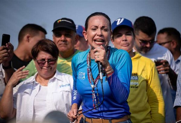 El Parlamento Europeo pide que se permita candidatura de María Corina Machado en Venezuela