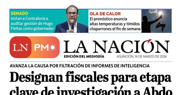 La Nación / LN PM: edición mediodía del 14 de marzo