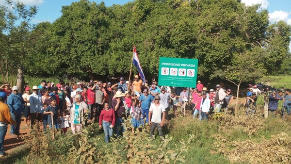 Ocupación de terrenos en Estancia Hermosa: Campesinos reclaman por tierra reservada